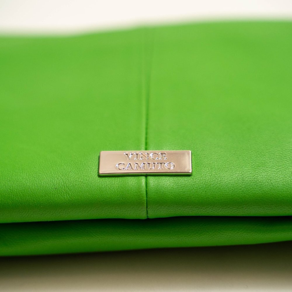 NWT Vince Camuto Green Leather Crossbody Bag - Picture 2 of 14